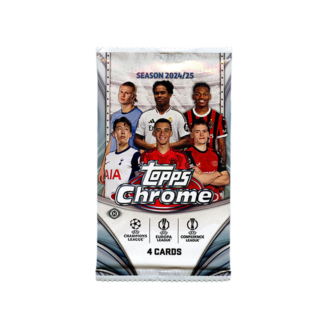 2024-25 Topps Chrome® UEFA Club Competitions - Individual Pack