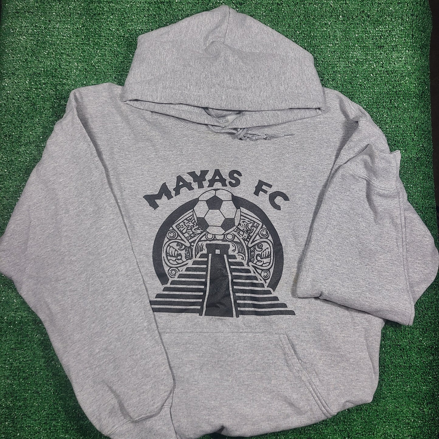 Mayas Logo Gray Hoodie