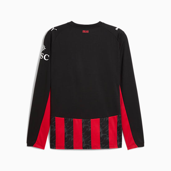 Puma Mens AC Milan Home Long Sleeve Jersey 25/26