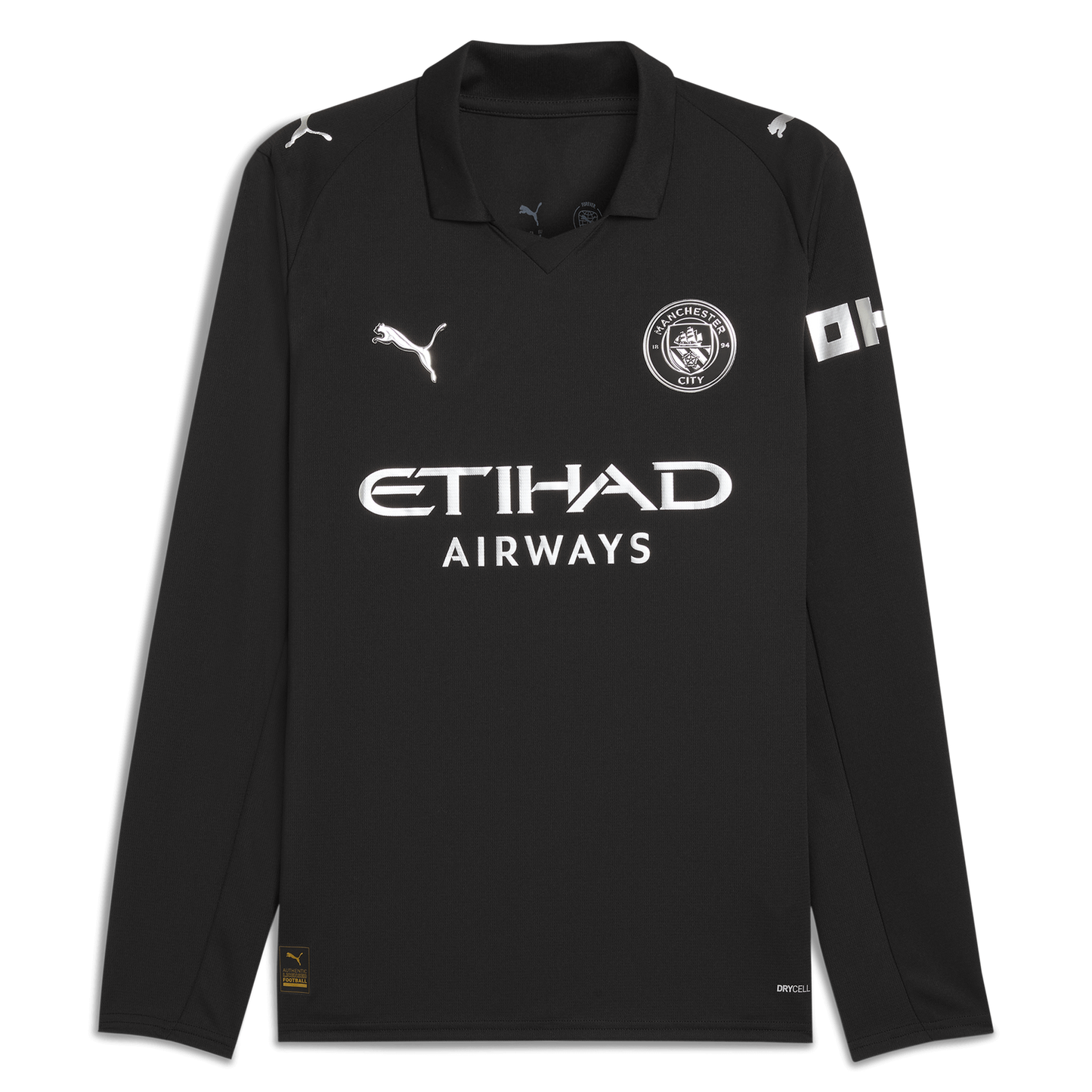 Puma Mens Manchester City Long Sleeve Away Jersey 25/26