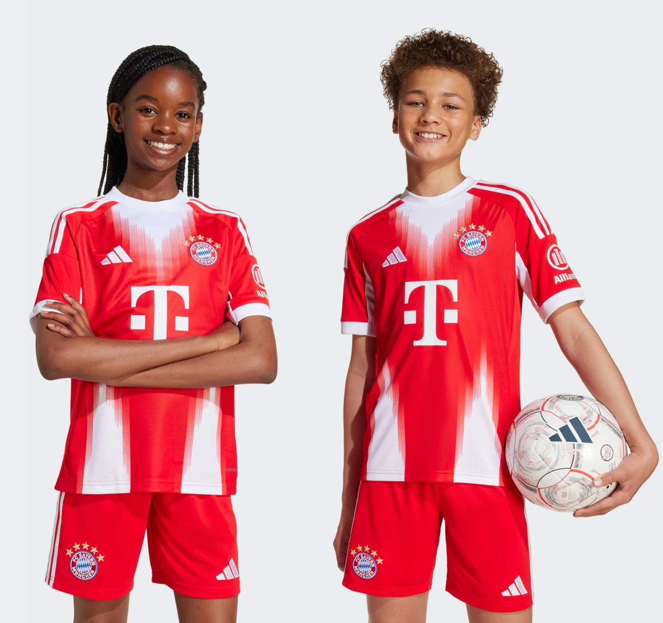 Adidas Youth FC Bayern Home Jersey 25/26