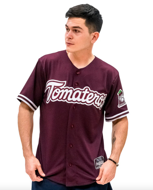 LAMP "Tomateros de Culiacan" Maroon Baseball Jersey 2024