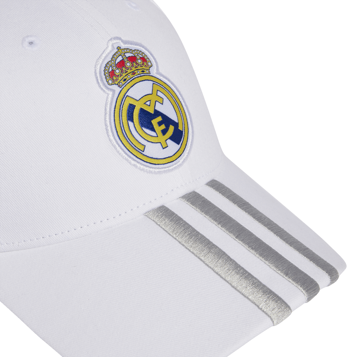 Adidas Real Madrid Baseball Cap (White/Silver)