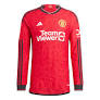 Red Manchester United 23/24 Long Sleeve Home Jersey