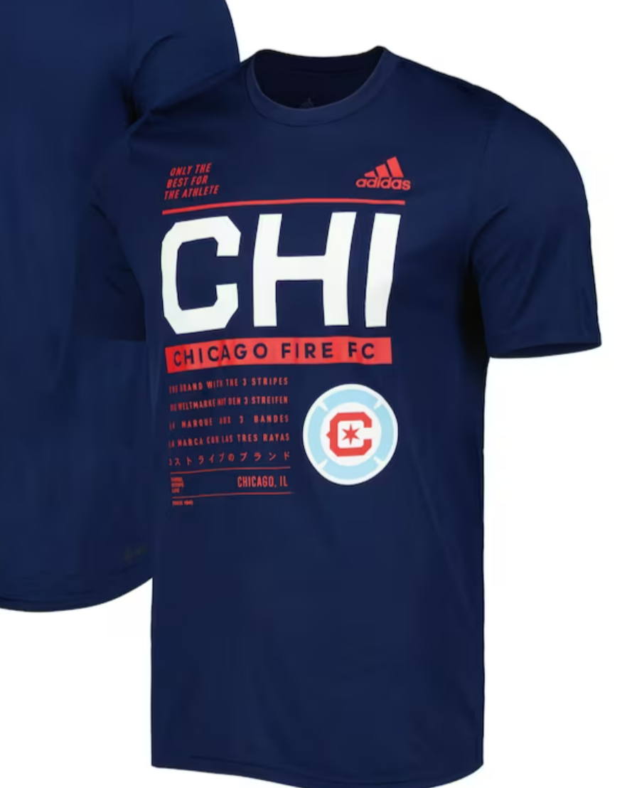 CHICAGO FIRE PRE GAME T-SHIRT MEN
