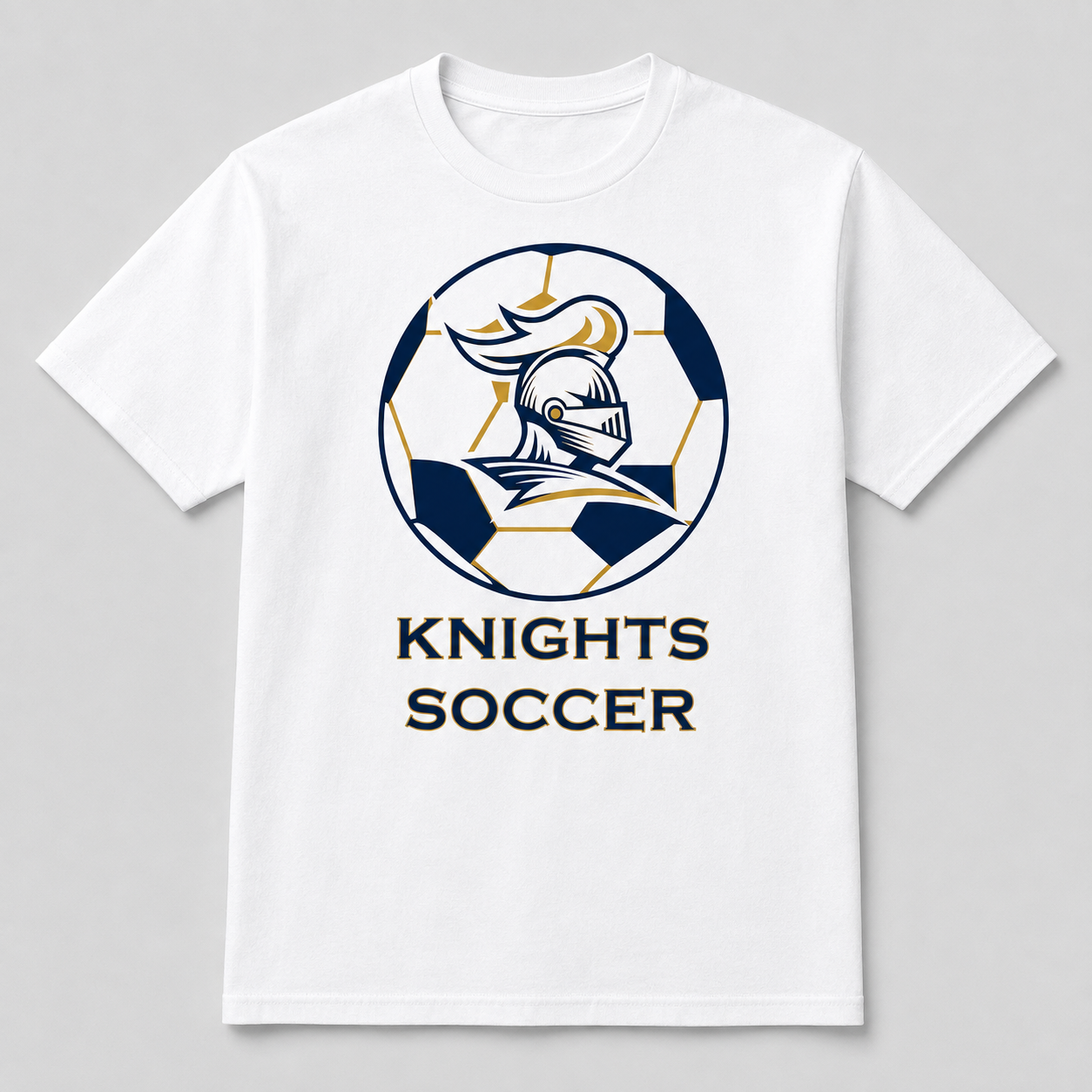 ICCP Soccer White Tee
