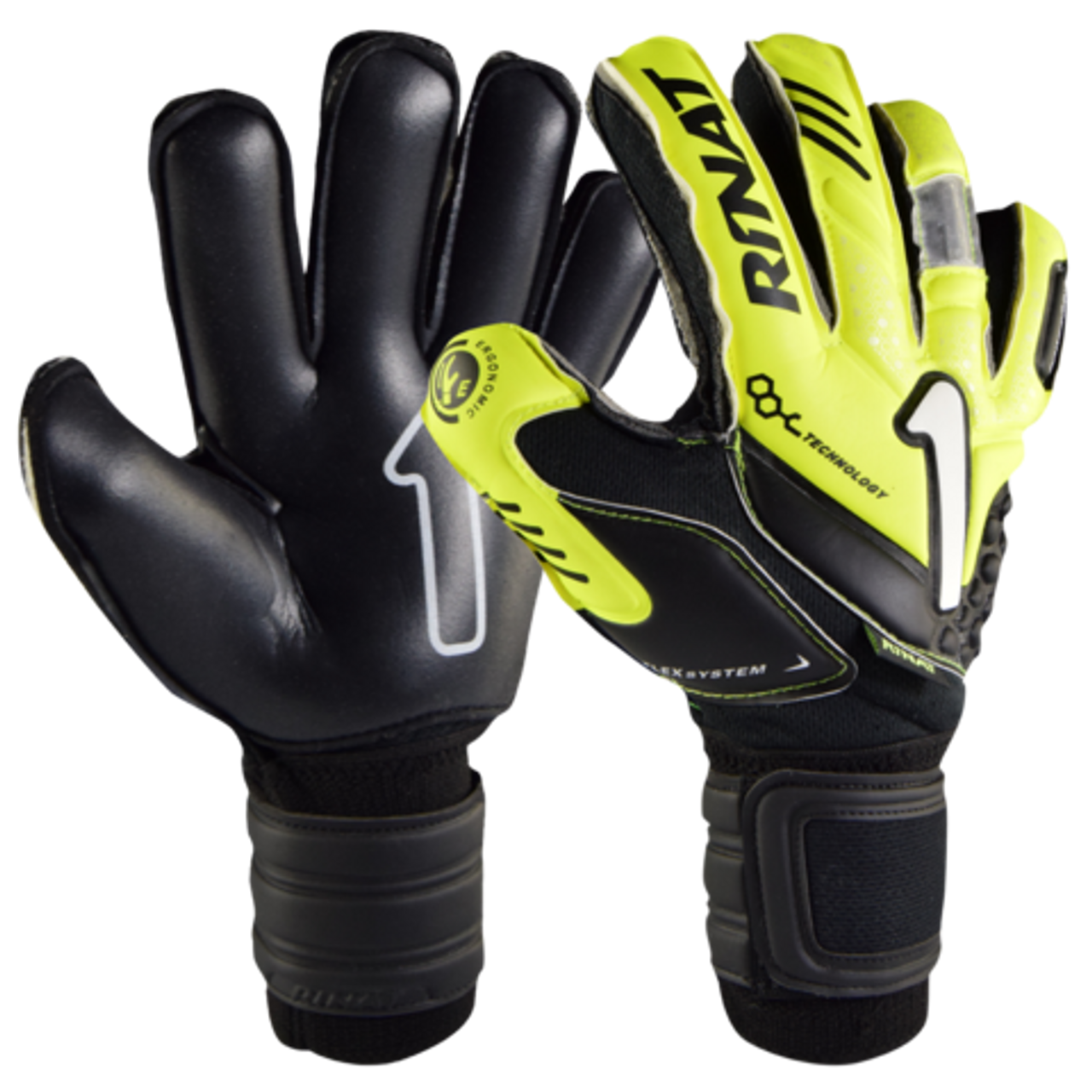 Rinat Arkano USA Spines Yellow/Black Gloves