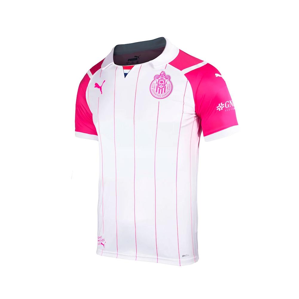 Puma Youth Chivas White/Pink Jersey 21/22