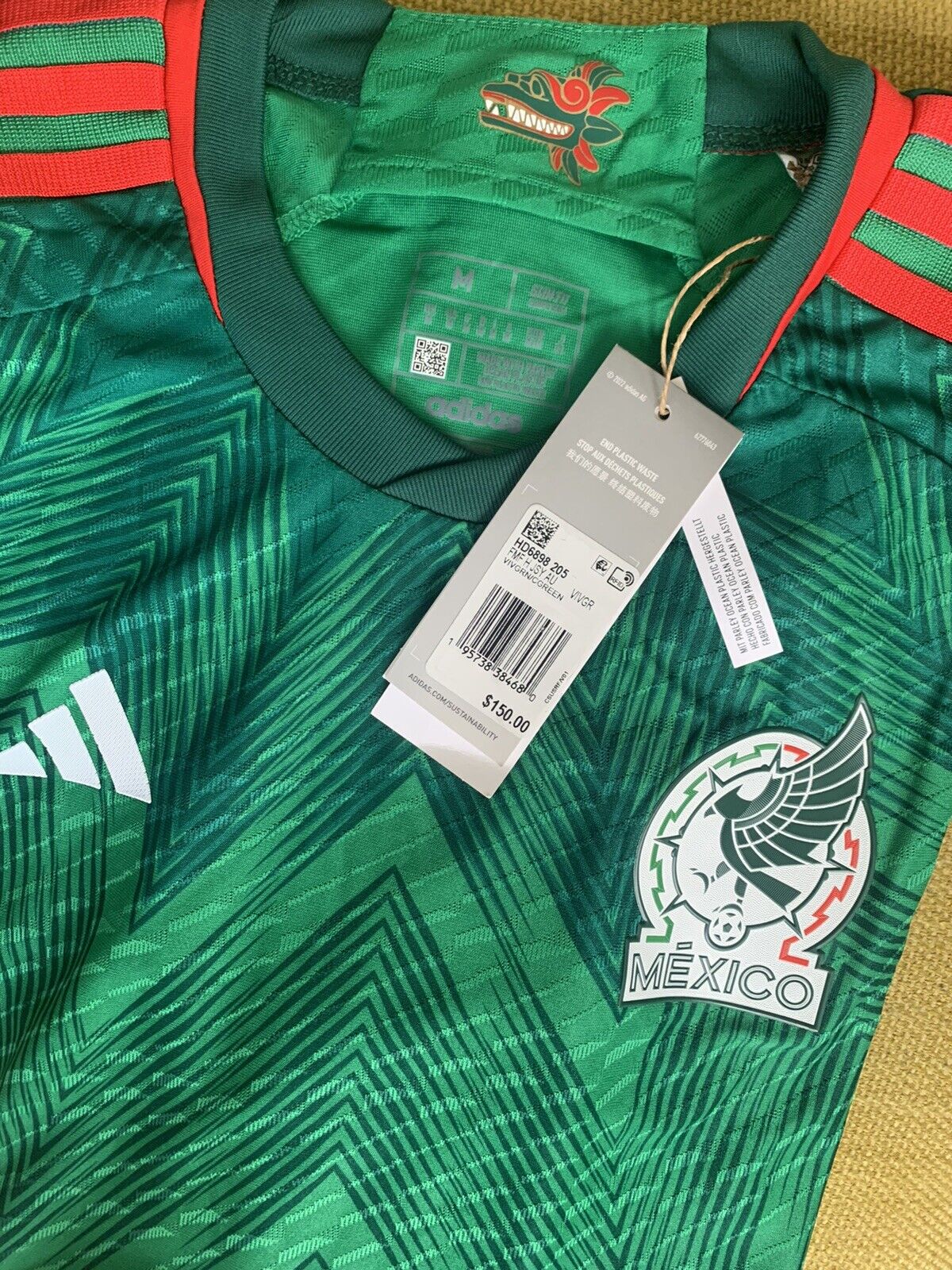 MEXICO AUTHENTIC HOME JERSEY 22/23