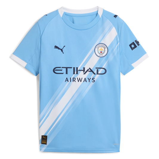 Puma Youth Manchester City Home Jersey 25/26