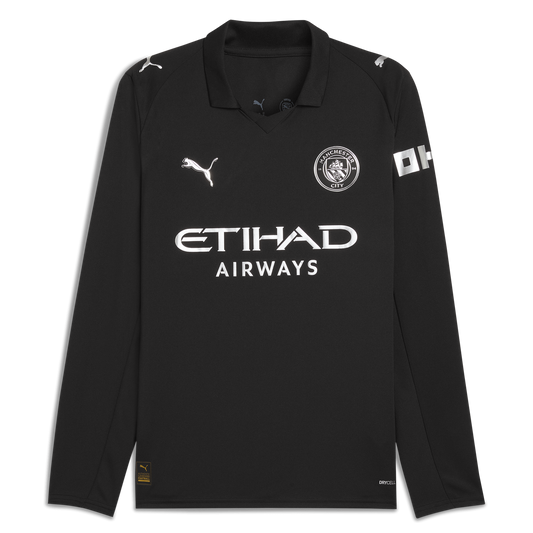Puma Mens Manchester City Long Sleeve Away Jersey 25/26