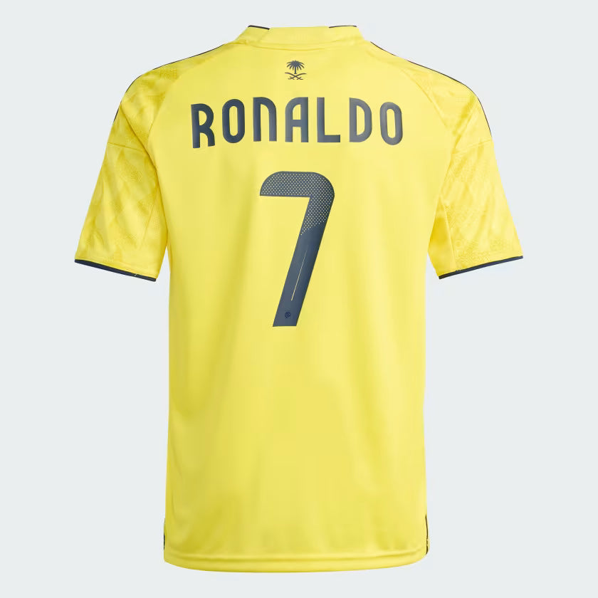 adidas Youth Ronaldo Al Nassr Home Jersey 25/26