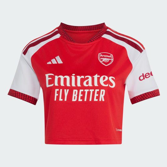 adidas Womens Arsenal Home Cropped Jersey 26/27