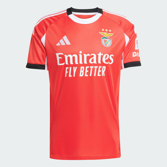 adidas Mens Benfica Home Jersey 25/26
