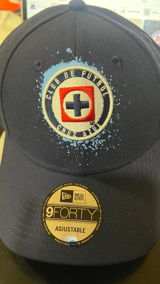 New Era Cruz Azul Spray Paint 9Forty Adjustable Cap