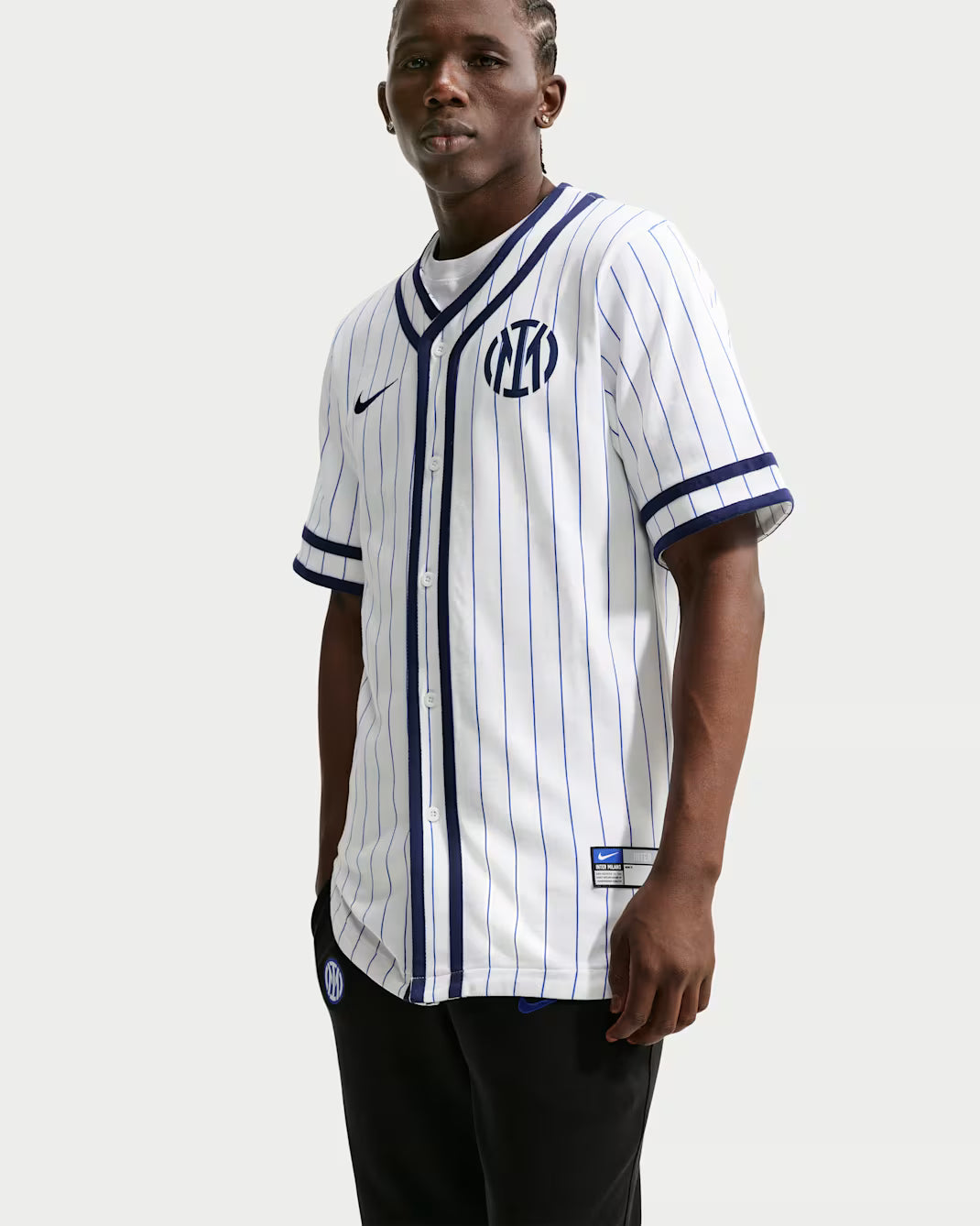 Nike Mens Inter Milan Away Baseball Jersey