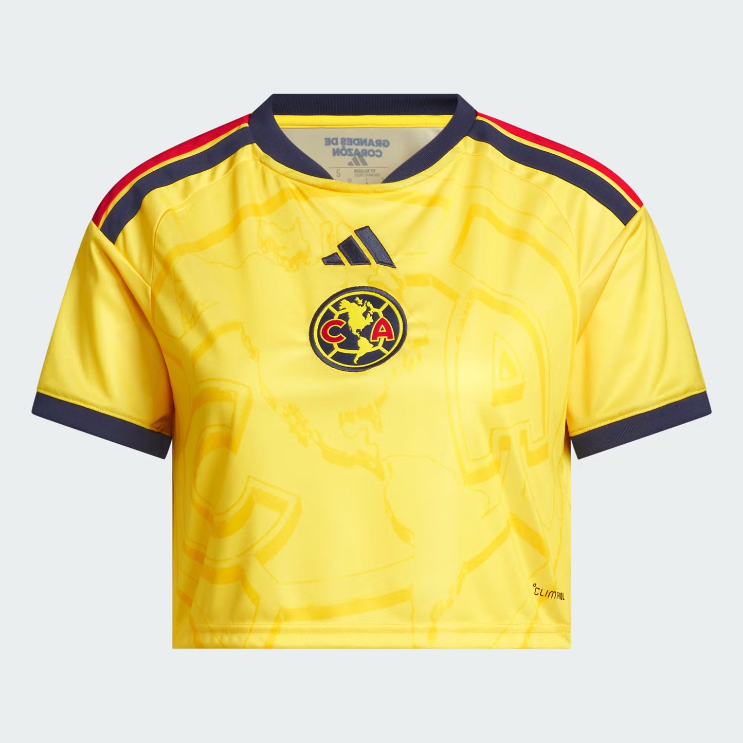 adidas Womens Club America Cropped Home Jersey 26/27