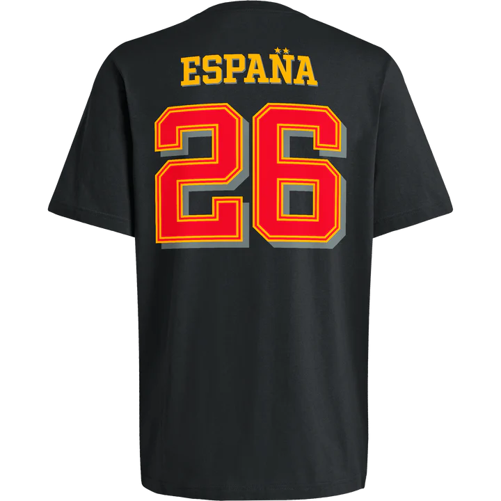 adidas Youth Spain Campeones Black T Shirt