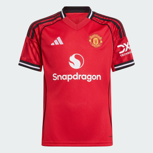adidas Youth Manchester United Home Jersey 25/26