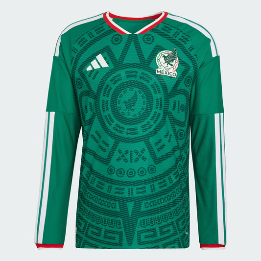 adidas Mens Mexico Authentic LS Sleeve Jersey 25/26
