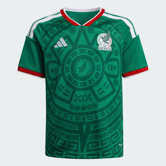 adidas Youth Mexico Home Jersey 26