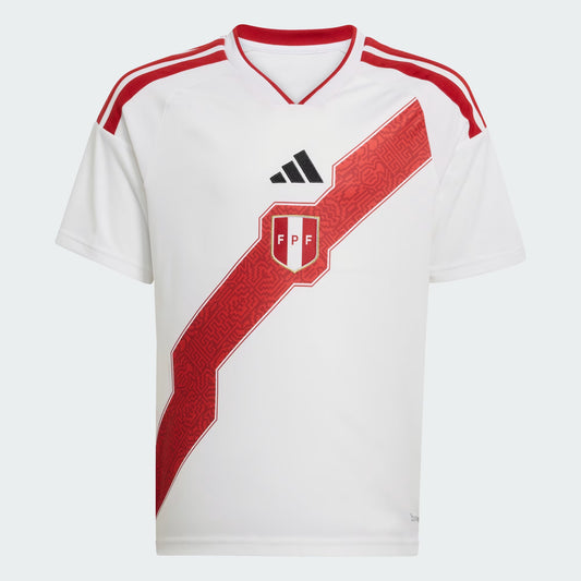 adidas Youth Peru Home Jersey 25/26
