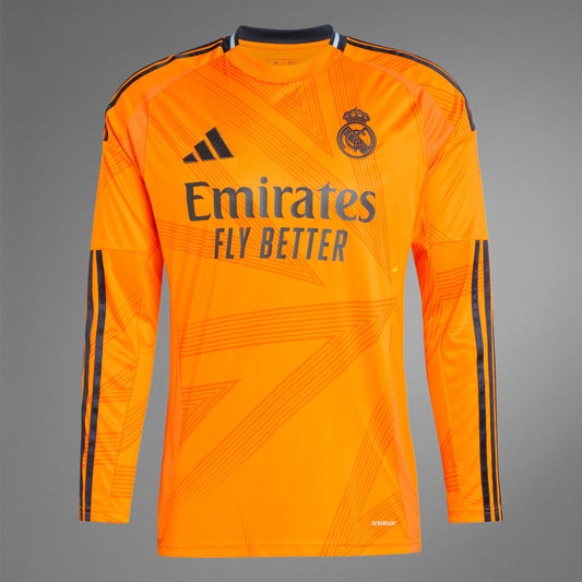 Adidas Men's Real Madrid Away Long Sleeve Jersey 24/25