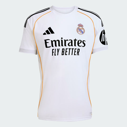 Adidas Mens Real Madrid Home Jersey 25/26