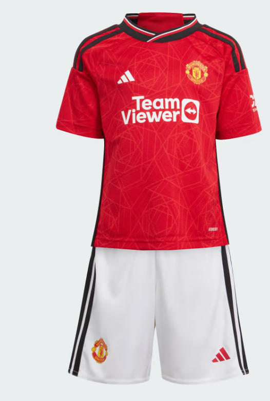 Adidas Kids Manchester United Home Mini Kit 23/24
