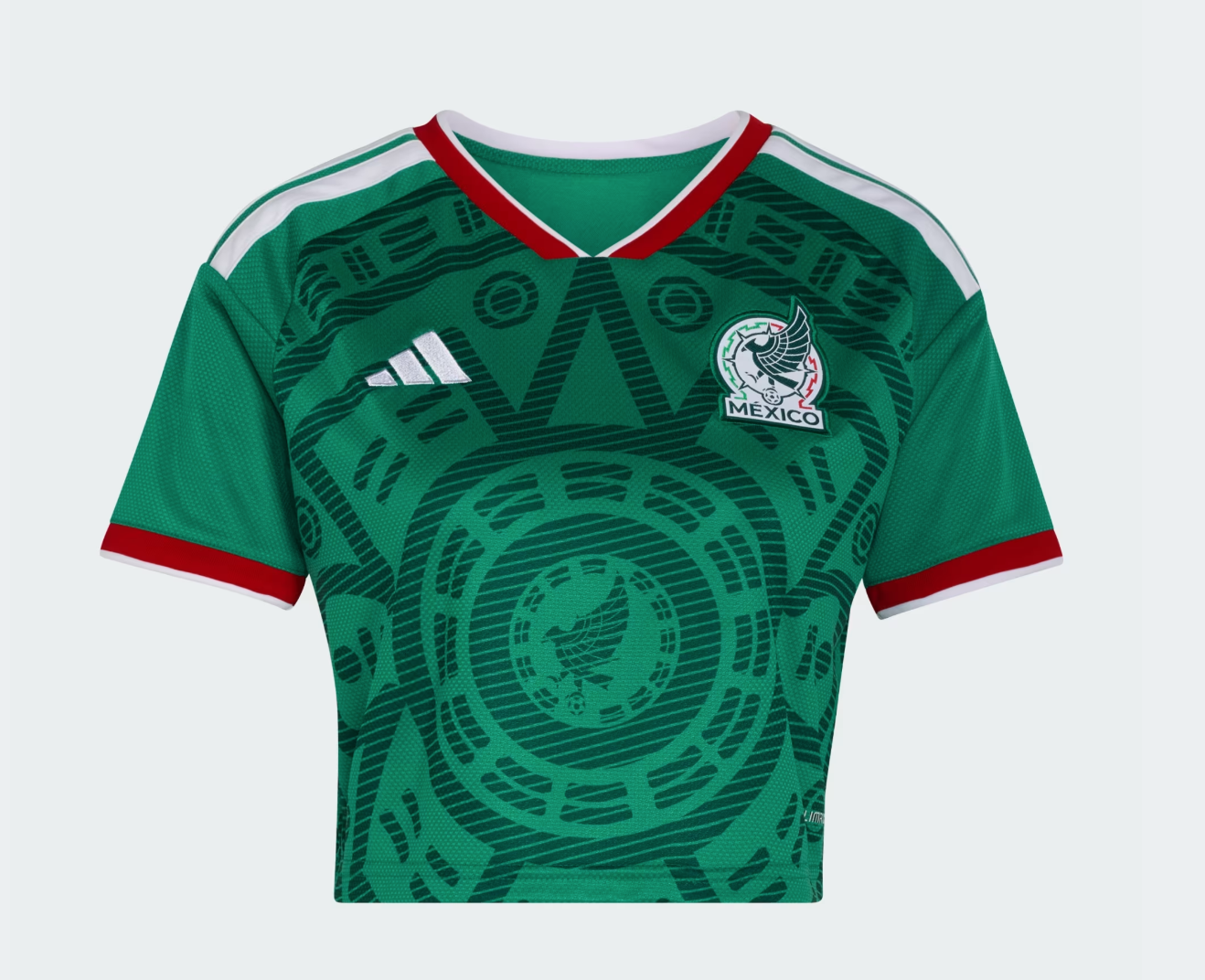 adidas Womens Mexico Home Cropped Jersey 25/26