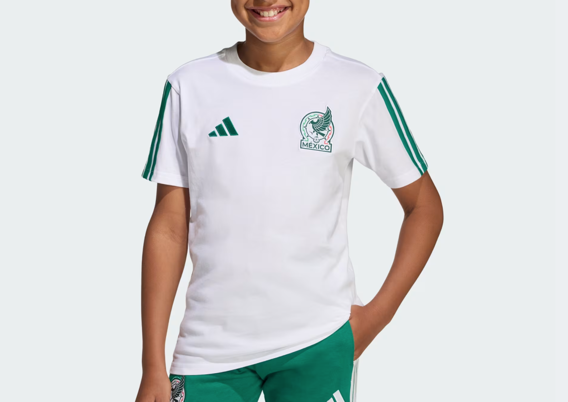 Adidas Youth Mexico DNA White T-shirt