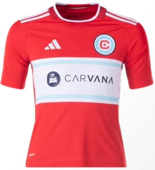 adidas Youth Chicago Fire Home 24/25 Jersey