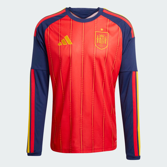 adidas Mens Spain Home LS Jersey 25/26