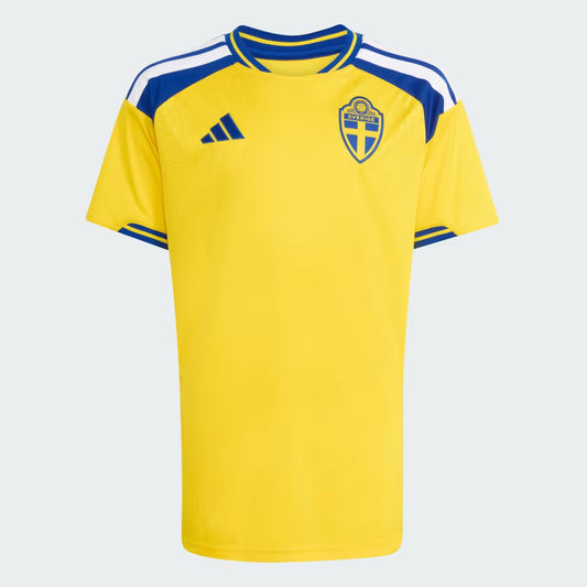 adidas Youth Sweden Home Jersey 25/26