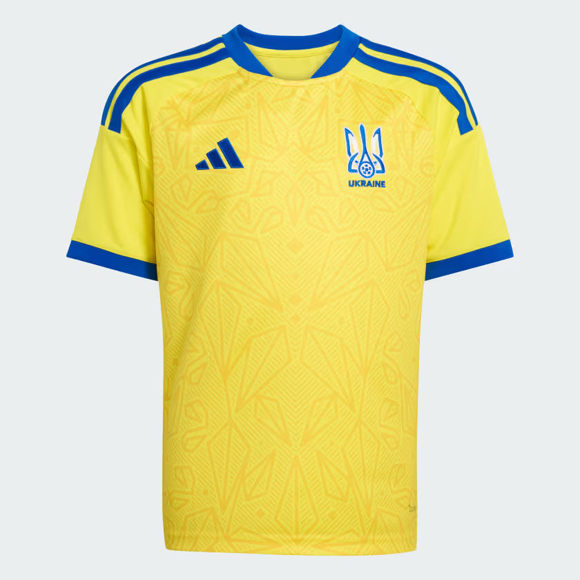 adidas Youth Ukraine Home Jersey 25/26
