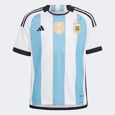 Adidas Youth Argentina 22 Winners Home Jersey