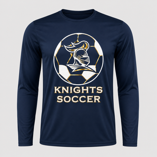 ICCP Soccer Long Sleeve Navy Performance Shirt