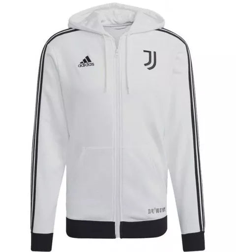 Adidas Juventus 3-Stripes Full-Zip Hoodie