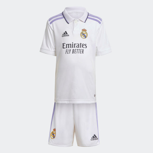 Adidas Real Madrid 22 Home Mini Kit