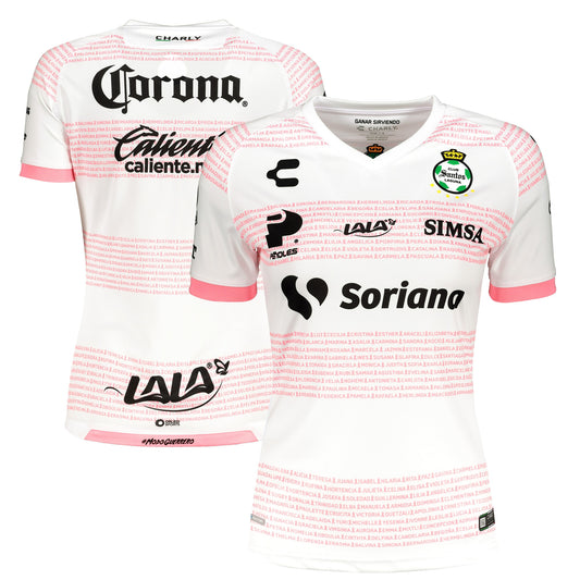 Charly Womens Santos Laguna Breast Cancer Jersey 20/21